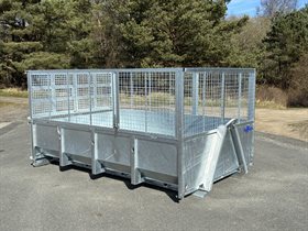 Gittersider for Konos stålcontainer 100 cm